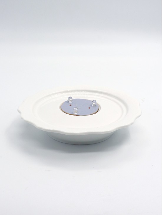 Porcelain Flower Led Base